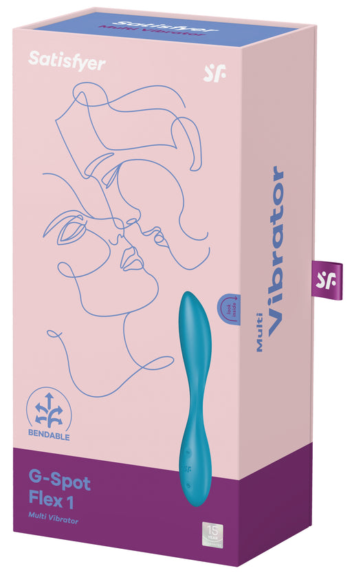 Vibro G-Spot Flex 1 Satisfyer 20cm Turquoise