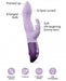Vibro HELLO RABBIT 24 x 4cm Mauve