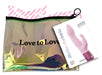Vibro HELLO RABBIT 24 x 4cm Rose clair
