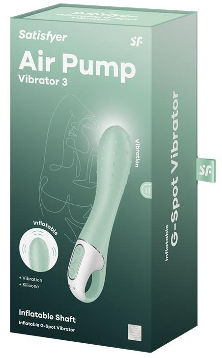 Vibro Point G Gonflable Air Pump Vibrator 3 12 x 4cm