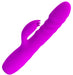 Vibro Rabbit à poussée Melanie Pretty Love 21cm Violet