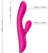 Vibro Rabbit chauffant Spark 22cm Rose