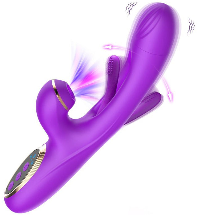 Vibro Rabbit Clitsuck 13 x 3.6cm Violet