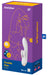 Vibro Rabbit connecté Double Flex Satisfyer 20cm Blanc