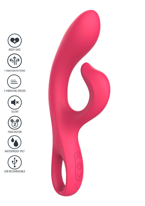 Vibro Rabbit Endless Orgasm 22cm Fuchsia