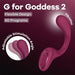 Vibro rabbit G for goddess 2 Framboise