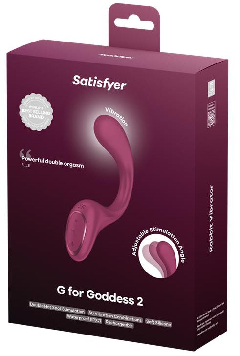 Vibro rabbit G for goddess 2 Framboise