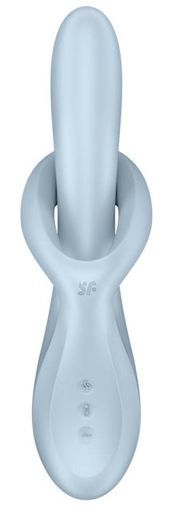 Vibro Rabbit Heat Flex 4 Bleu