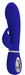 Vibro Rabbit Prescott 12 x 3.9cm Indigo