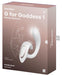 Vibro Rabbit Rabbit G For Goddess 1 16 x 3.8cm Blanc