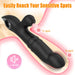 Vibro Rabbit Vibections 14 x 3.5cm Noir