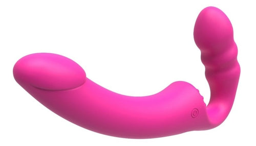 Vibro sans Harnais Pizzie 13 x 3.5cm Rose