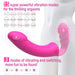 Vibro sans Harnais Pizzie 13 x 3.5cm Rose