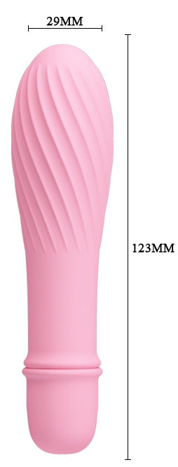 Vibromaseur Solomon Pretty Love 9 x 2.8 cm Rose pâle
