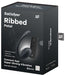 Vibromasseur Connecté Point G Ribbed Petal 8.5 x 3.8cm Noir
