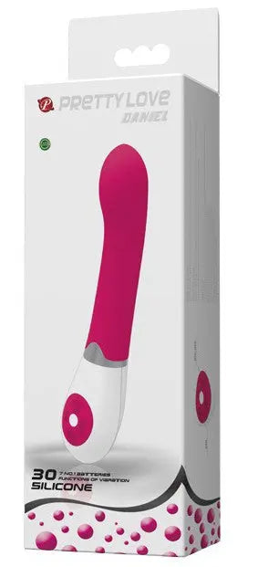 Vibromasseur Daniel rose - 19.5 x 3.1 cm