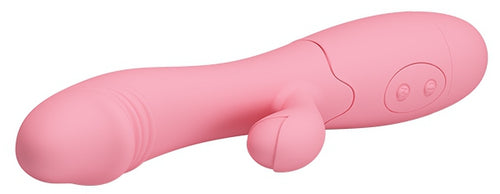 Vibromasseur Rabbit Snappy 9.5 x 3.2cm Rose Pastel