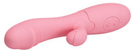 Vibromasseur Rabbit Snappy 9.5 x 3.2cm Rose Pastel