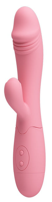 Vibromasseur Rabbit Snappy 9.5 x 3.2cm Rose Pastel