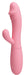 Vibromasseur Rabbit Snappy 9.5 x 3.2cm Rose Pastel