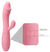 Vibromasseur Rabbit Snappy 9.5 x 3.2cm Rose Pastel
