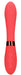 Vibromasseur Smooth Line 11 x 3.4 cm Rouge