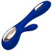 Vibromasseur Soraya Wave 22 x 3.8 cm Bleu nuit