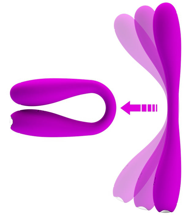 Vibro Yedda Pretty Love 17 x 2.7 cm Violet