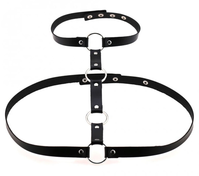 Collier Ceinture Waist Neck Noir
