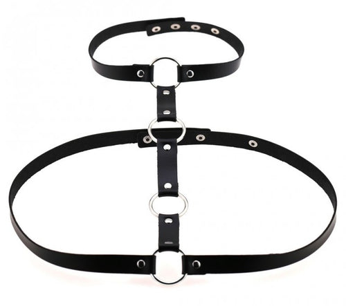 Collier Ceinture Waist Neck Noir