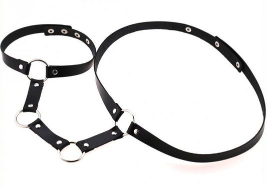 Collier Ceinture Waist Neck Noir