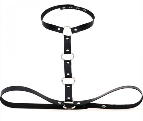 Collier Ceinture Waist Neck Noir