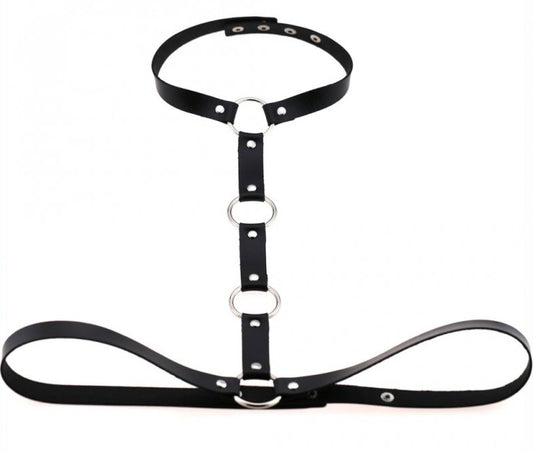 Collier Ceinture Waist Neck Noir