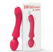 Wand avec langue Magic Head 20cm Rouge