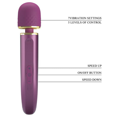 Wand Colorfull 24cm Tête 48mm Violet