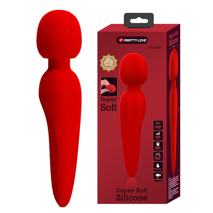 Wand Meredith 21.5cm Tête 50mm Rouge