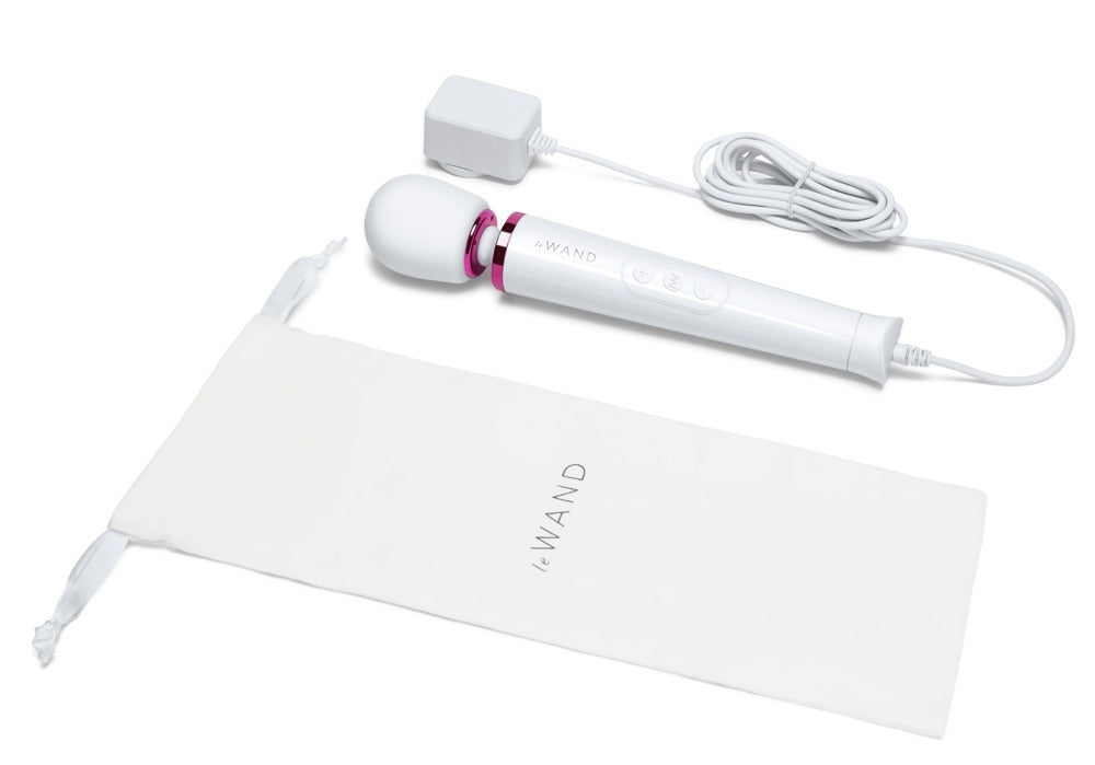 Wand Powerful Petite Plug-In 25cm Tête 47mm Blanc