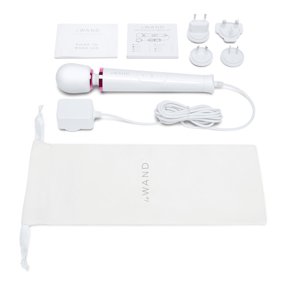 Wand Powerful Petite Plug-In 25cm Tête 47mm Blanc