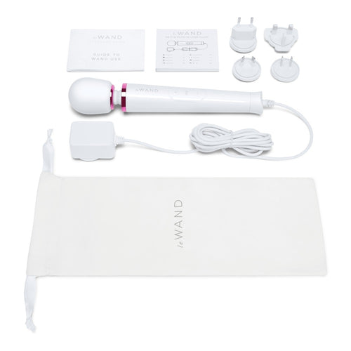 Wand Powerful Petite Plug-In 25cm Tête 47mm Blanc