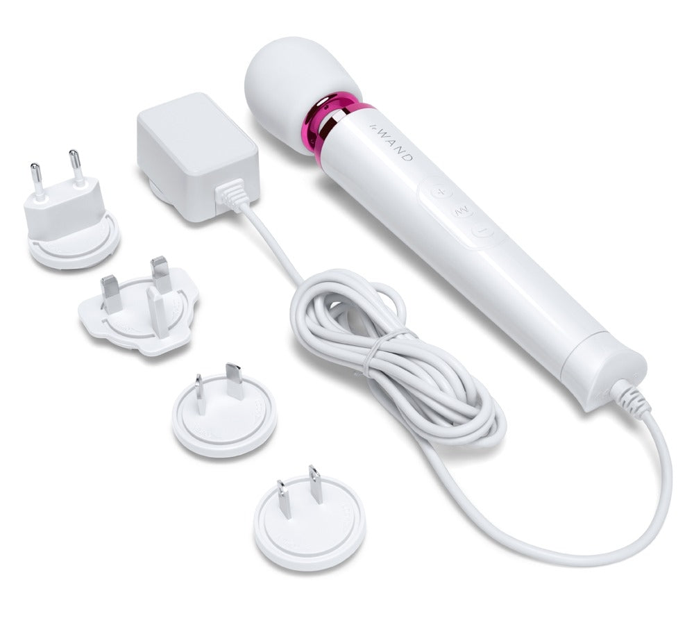 Wand Powerful Petite Plug-In 25cm Tête 47mm Blanc