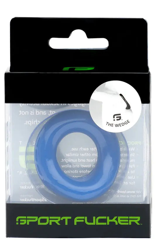 Wedge Cockring Bleu